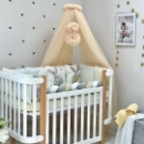 Lenjerie Patut Bebe Copii 9 piese Magic gold